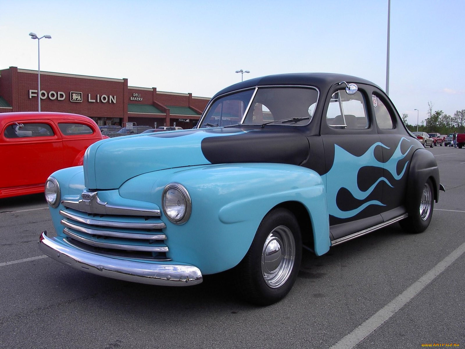 1948, ford, coupe, classic, 